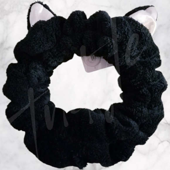⭐️4/$20⭐️ Fluffy Headband - Black Cat - Picture 1 of 2